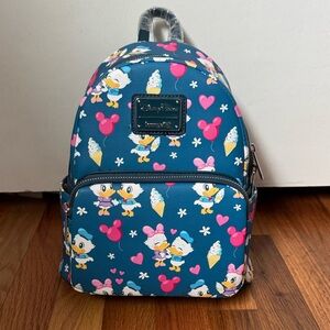 Loungefly Disney Parks Exclusive Donald & Daisy Mini Backpack